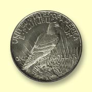 1991 Peace Dollar