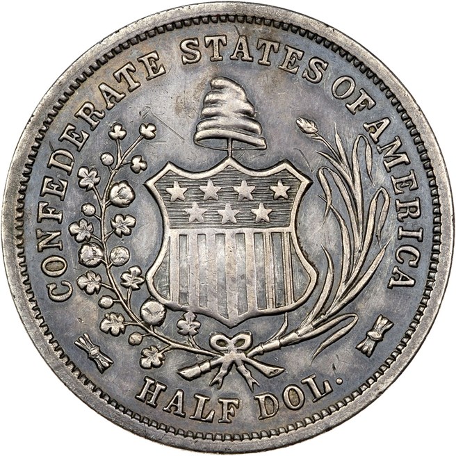 1861 CSA Original B8000 50C PF Confederate States Of America NGC